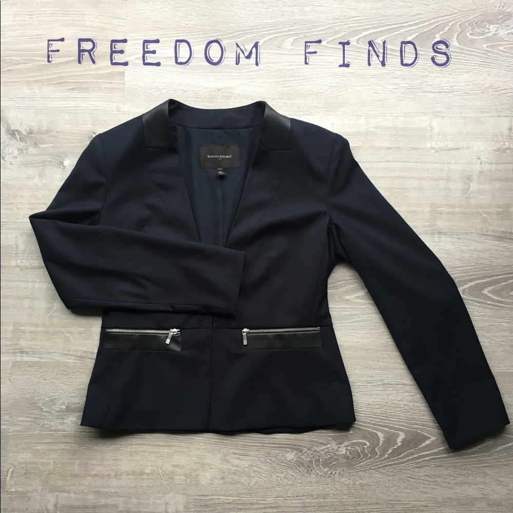 Banana Republic Navy Blazer